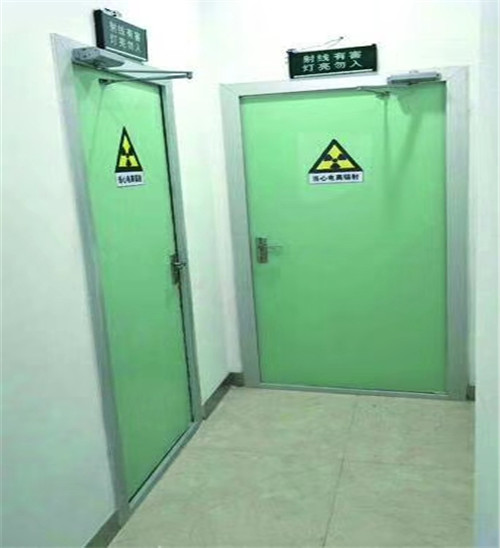 张家口厂家定制防 辐射铅门 CT室铅门 放射科射线防护施工